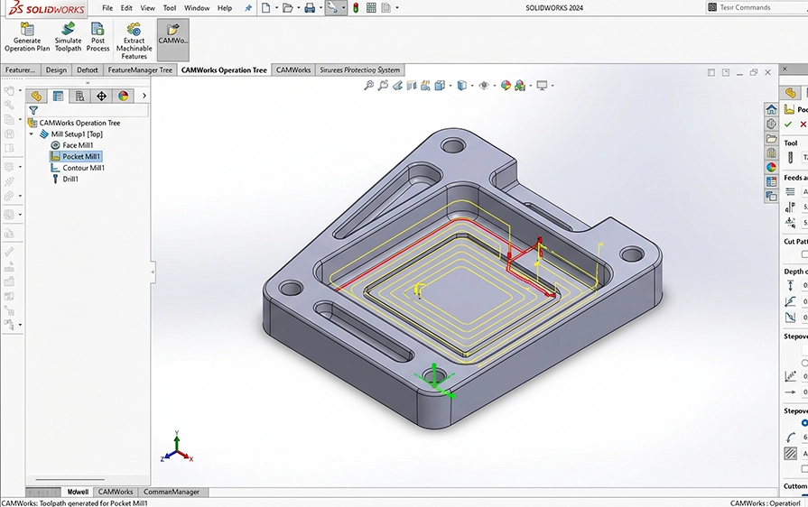 Camworks Software CAMWorks CAM Software | Cadmes