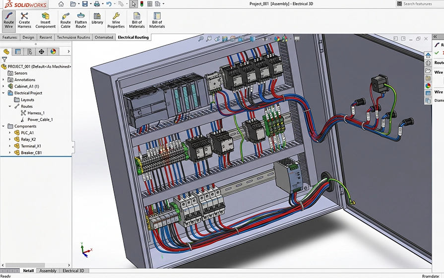 SOLIDWORKS Electrical - 2D and 3D Electrical Integration - Cadmes