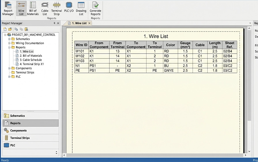 SOLIDWORKS Electrical - Wiring and Component Documentation - Cadmes